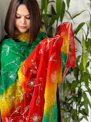 Chiffon Gota Lace Work Dupatta - Masakalee