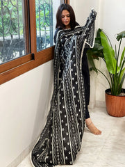 Cotton Patchwork Dupattas with Lace Detailing and Heavy Thread Embroidery - Masakalee