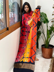Cotton Silk Clamp Dyed Dupatta - Masakalee
