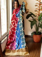 Cotton Silk Clamp Dyed Dupatta - Masakalee