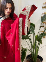 Fine Georgette Dupatta with Zardosi Work - Masakalee