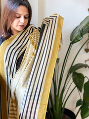 Handblock printed dupatta in Mul Cotton - Masakalee