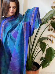 Handmade Kantha Dupatta in Silk - Masakalee