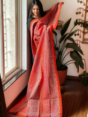 Handmade Kantha Dupatta in Silk - Masakalee