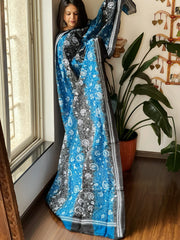 Handmade Kantha Dupatta in Silk - Masakalee