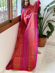 Handmade Kantha Dupatta in Silk - Masakalee