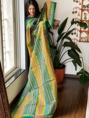 Handmade Kantha Dupatta in Silk - Masakalee