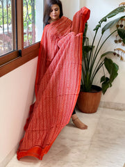 Handmade Kantha Dupatta in Silk - Masakalee