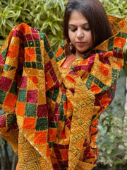Handmade Phulkari Dupatta in Cotton - Masakalee