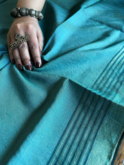 Handpainted Kalamkari Saree in Pure Tussar Silk - Masakalee