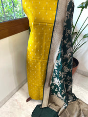 Handwoven Banarasi Suit Set in Pure Silk - Masakalee