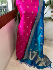 Handwoven Banarasi Suit Set in Pure Silk - Masakalee