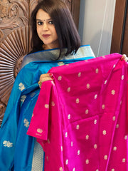 Handwoven Banarasi Suit Set in Pure Silk - Masakalee