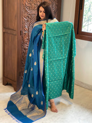 Handwoven Banarasi Suit Set in Pure Silk - Masakalee