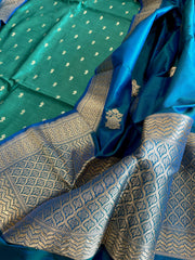 Handwoven Banarasi Suit Set in Pure Silk - Masakalee