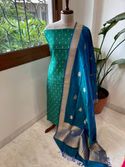 Handwoven Banarasi Suit Set in Pure Silk - Masakalee