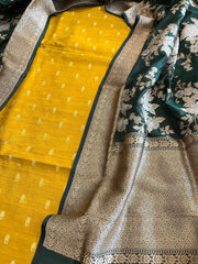 Handwoven Banarasi Suit Set in Pure Silk - Masakalee