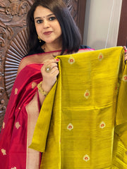 Handwoven Banarasi Suit Set in Pure Silk - Masakalee