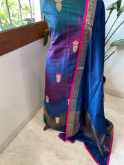 Handwoven Banarasi Suit Set in Pure Silk - Masakalee