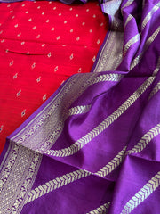 Handwoven Banarasi Suit Set in Pure Silk - Masakalee