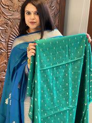 Handwoven Banarasi Suit Set in Pure Silk - Masakalee