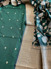 Handwoven Banarasi Suit Set in Pure Silk - Masakalee