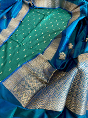 Handwoven Banarasi Suit Set in Pure Silk - Masakalee