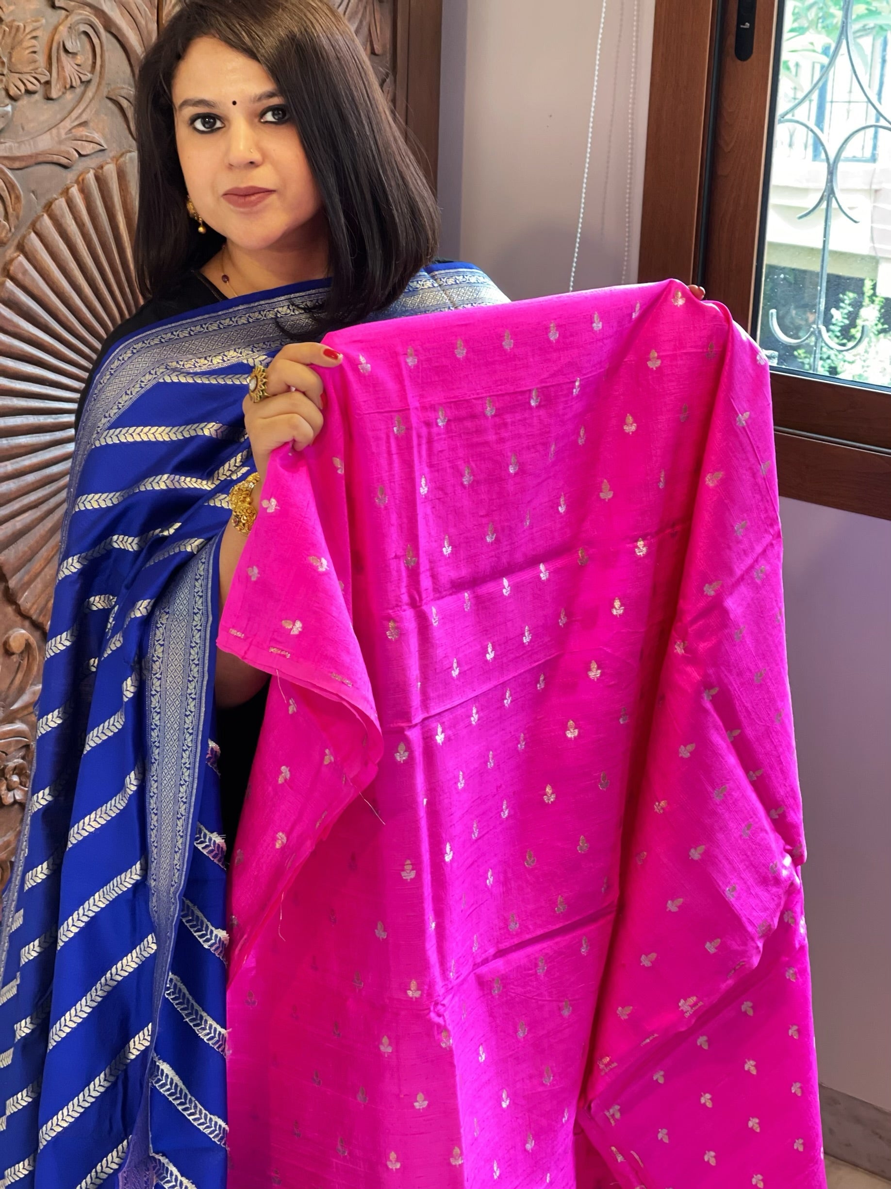 Handwoven Banarasi Suit Set in Pure Silk - Masakalee