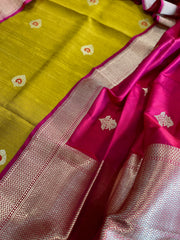 Handwoven Banarasi Suit Set in Pure Silk - Masakalee