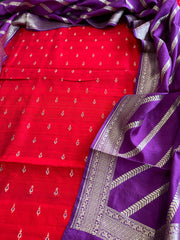 Handwoven Banarasi Suit Set in Pure Silk - Masakalee