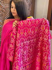 Handwoven Banarasi Suit Set in Pure Silk - Masakalee