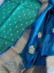 Handwoven Banarasi Suit Set in Pure Silk - Masakalee