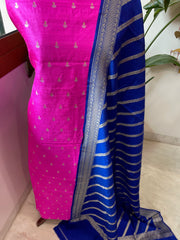 Handwoven Banarasi Suit Set in Pure Silk - Masakalee