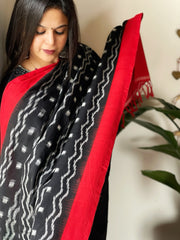 Handwoven Ikat Dupatta in Cotton - Masakalee