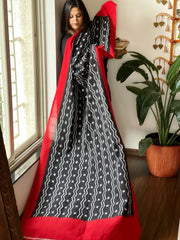 Handwoven Ikat Dupatta in Cotton - Masakalee