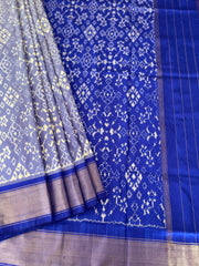 Handwoven Ikat Saree in Pure Silk - Masakalee