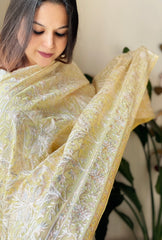 Heavy Thread Embroidered Dupatta in Georgette - Masakalee