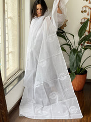 Kota Cotton Dupatta with Tepchi Handwork - Masakalee