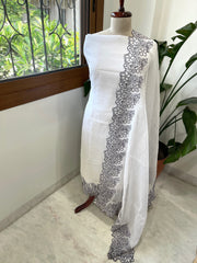 Kota Cotton Suit Set with Cut Work - Masakalee