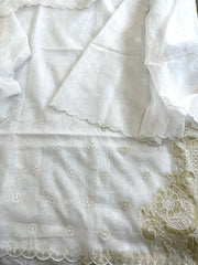Kota Cotton Suit Set with Cut Work - Masakalee
