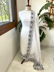 Kota Cotton Suit Set with Cut Work - Masakalee