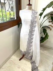 Kota Cotton Suit Set with Cut Work - Masakalee