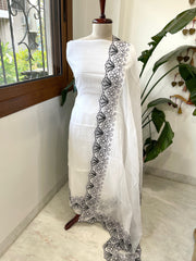 Kota Cotton Suit Set with Cut Work - Masakalee