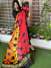 Modal Silk Clamp Dyed Dupatta - Masakalee