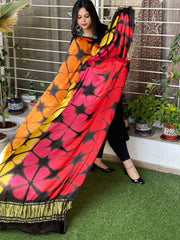 Modal Silk Clamp Dyed Dupatta - Masakalee