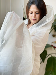 Mul Chanderi Dupatta with Embroidered Butas - Masakalee