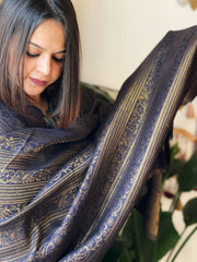 Pashmina Stole with Zari - Masakalee