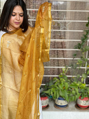 Pure Kota Silk Dupatta with Gotapatti Handwork - Masakalee