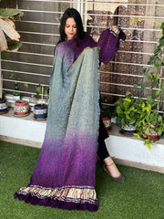 Rai Bandhej Dupatta in Pure Gajji Silk - Masakalee