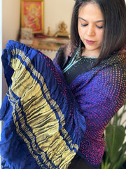 Rai Bandhej Dupatta in Pure Gajji Silk - Masakalee